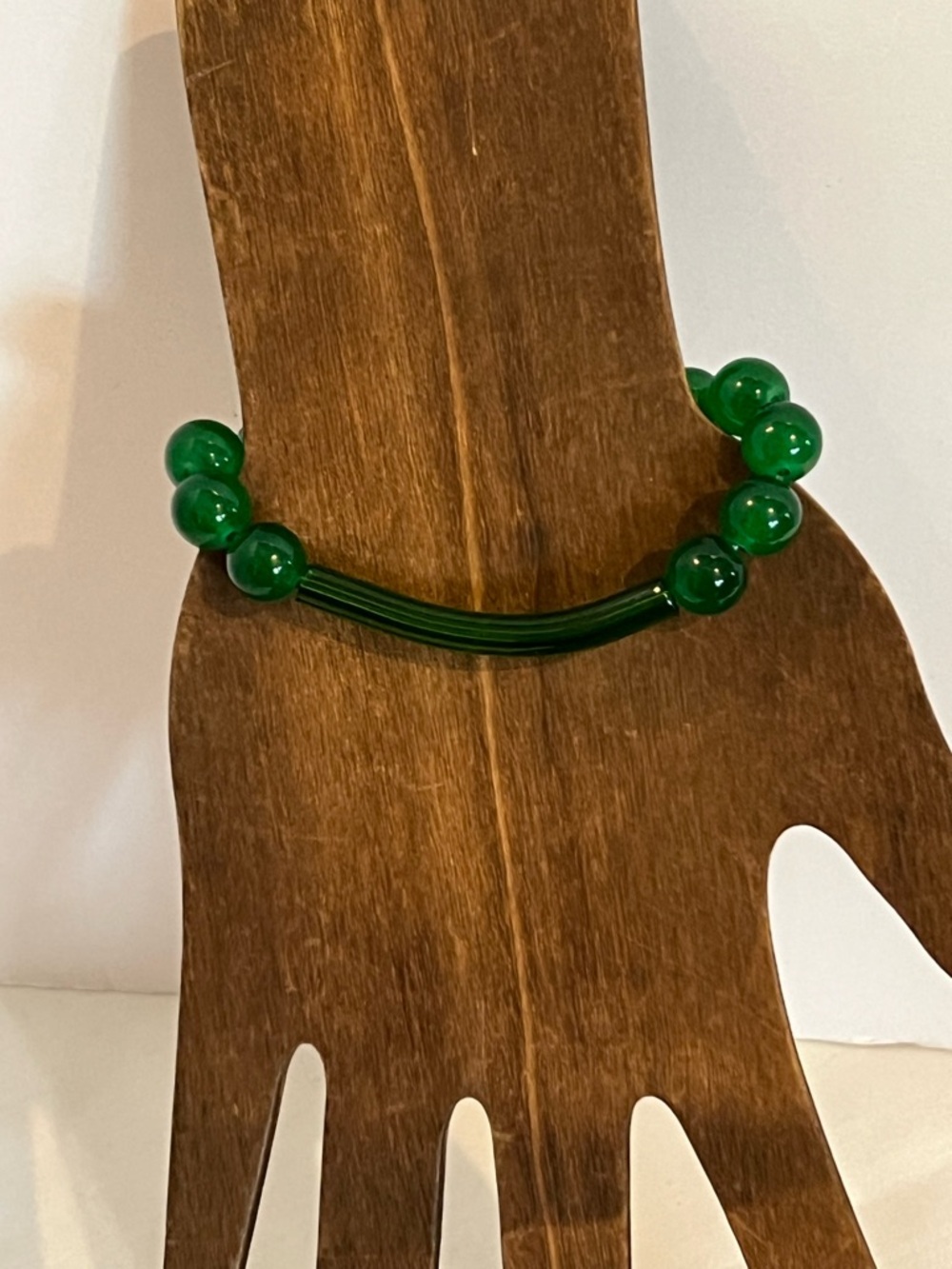 Green Glass Bracelet